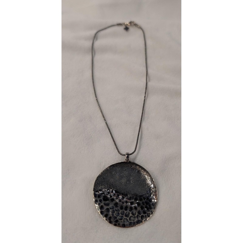 Silpada Hammered Sterling Silver Necklace Model N1496 925